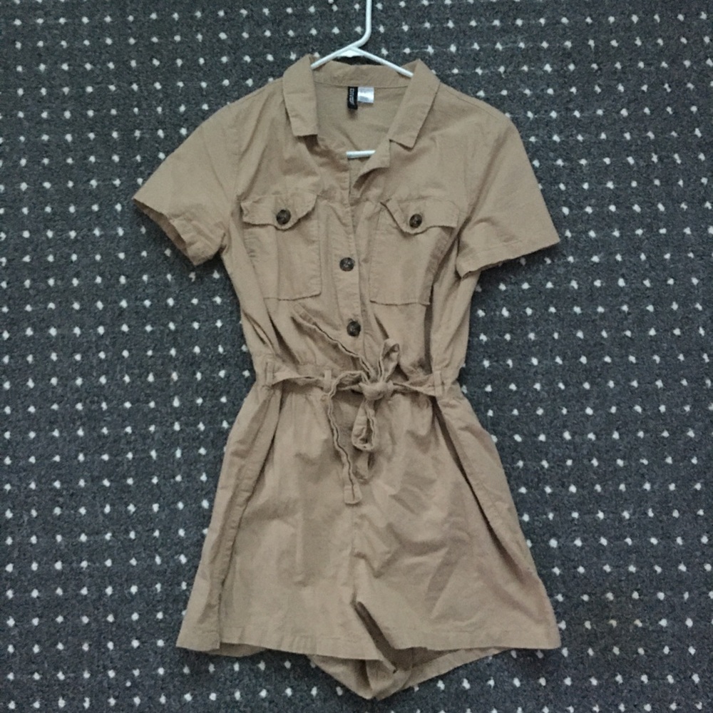 H&M Khaki/Tan Romper
